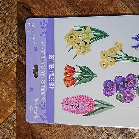 Hallmark flower stickers sealed - Picture 3 of 6